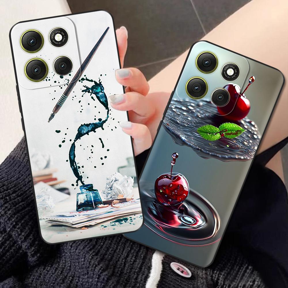 Чехлы для телефонов Для Motorola Moto G86 Чехол Для Moto G56 Мягкий Силиконовый Бампер Задняя Крышка Для Moto G86 Power motoG86 Чехлы Fundas