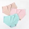 Ice Silk Underwear Seamless Panties Women Intimate Briefs Girls Plus Size Underpants Multiple Color Options Female Lingerie