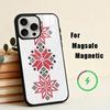 G-Украина O-Узорный Чехол Для Телефона Для iPhone17,16,15,14,13,12,11 Plus,Pro Max Магнитный Для Magsafe Беспроводной Зарядки