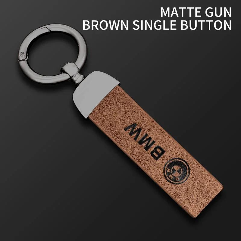 Creative Vintage Car Key Chain Leather Key Ring For BMW M F10 F30 E46 E90 E60 G30 F20 X5 E70 E39 E36 E87 X7 E92 E91 E28 X3 X1 X2 cwbn50 ulcz3