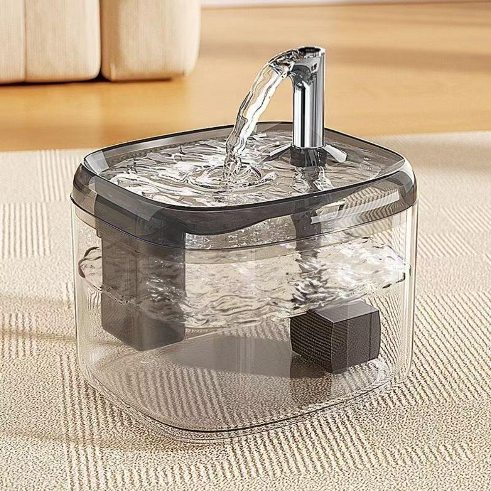 Автоматическая поилка-фонтан с USB-питанием, емкость 1,5 л, для домашних животных, для дома с несколькими питомцами