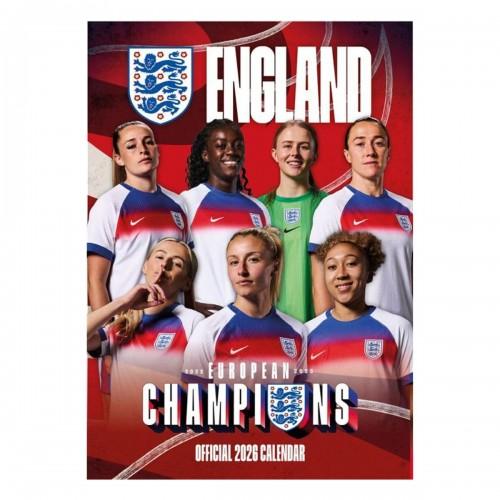 England Lionesses 2026 A3 Wall Calendar