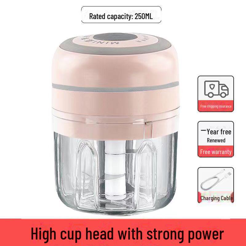 Беспроводная электрическая чесночница и мини-измельчитель