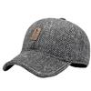 Winter Hat Men'S Woolen Baseball Cap Outdoor Ear Cap Thermal Cap