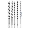 5pcs Carbon Steel Fast Cut Auger Bit Hardened Alloy Steel Wood Drill Bit Set  Wood Drilling