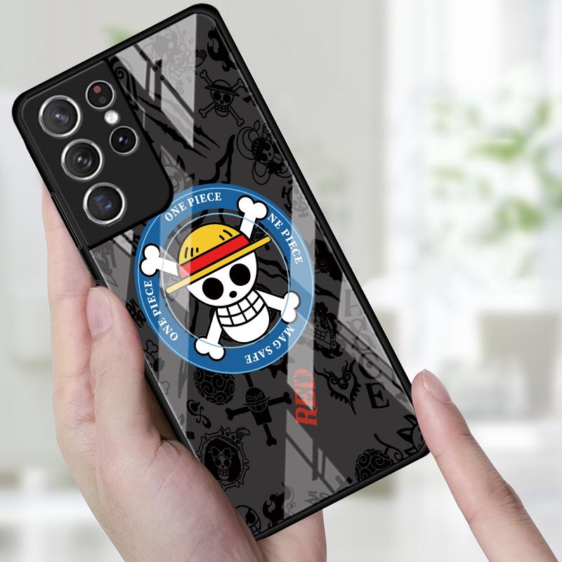 Япония OneS P-ieceS Логотип Чехол для телефона для Samsung Galaxy S25 S20 FE S22 S23 Plus Note 10 20 8 9 S24 Ultra S21 S9 S10 S8