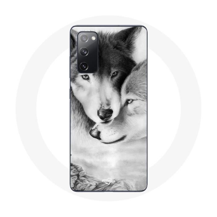 Coque pour Samsung Galaxy S20 FE Loup Duo animaux