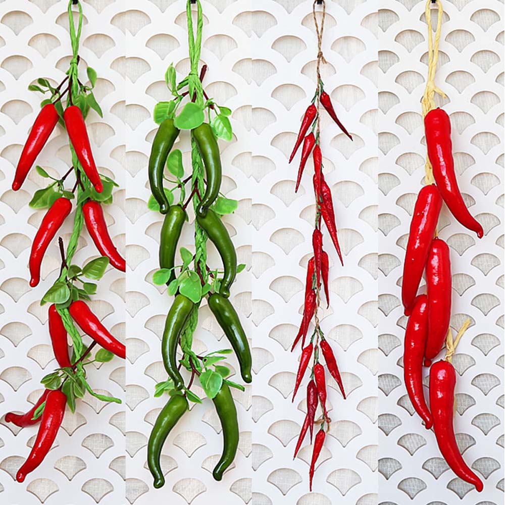 Props Pepper Chili Decoration Wall Decor Artificial Vegetables Simulation Food Fake Vegetables