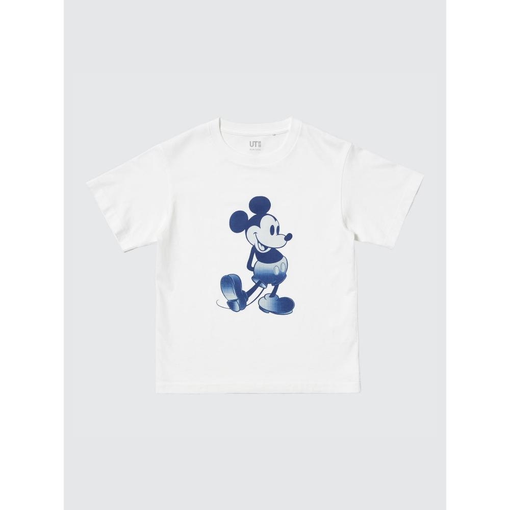 Uniqlo Футболка детская Disney In Blue UT GraphiC с коротким рукавом C