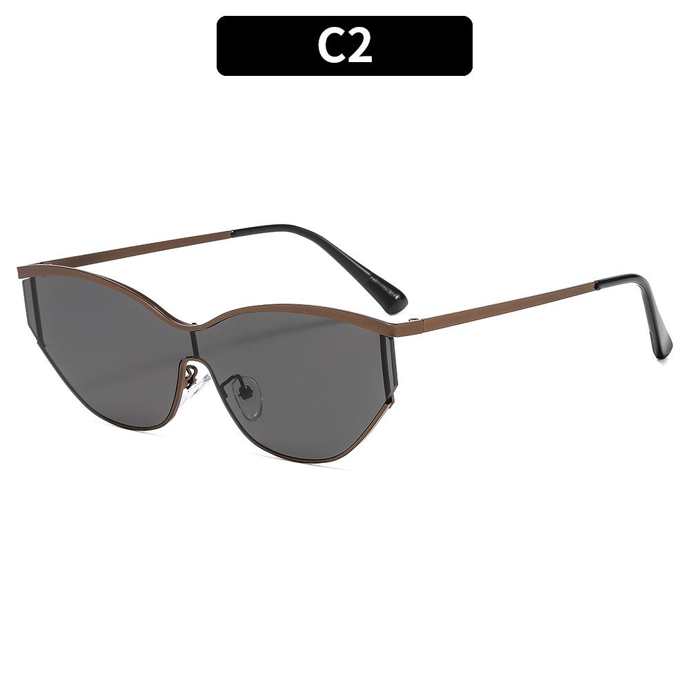 Женские солнцезащитные очки, мужские и женские модные цельнометаллические солнцезащитные очки