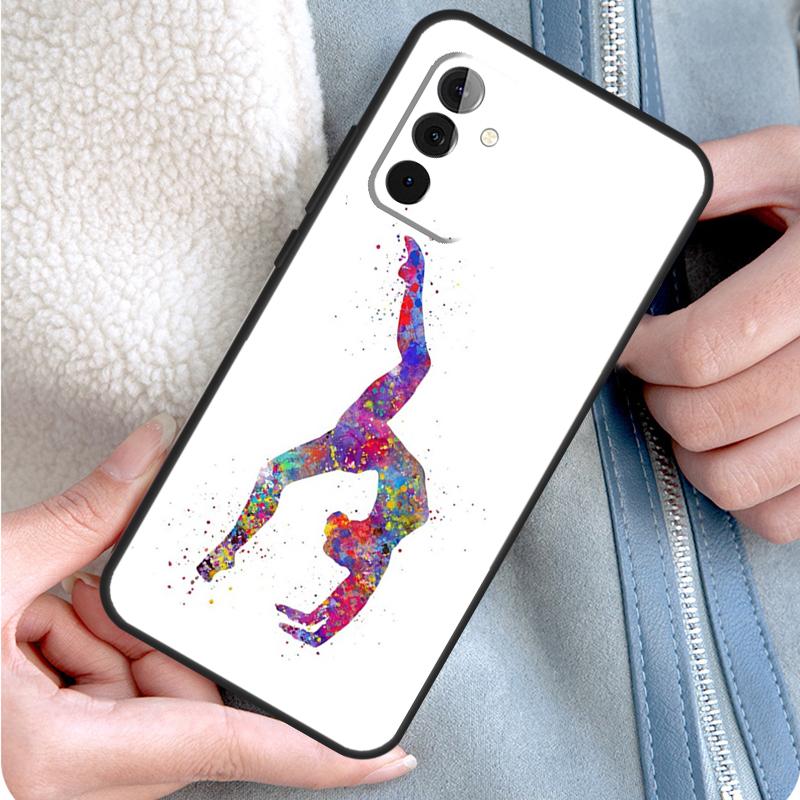 Чехол для телефона "Люблю гимнастику" для Samsung Galaxy A54 A34 A14 A15 A25 A35 A55 A53 A33 A13 A52 A32 A12 A51 A71