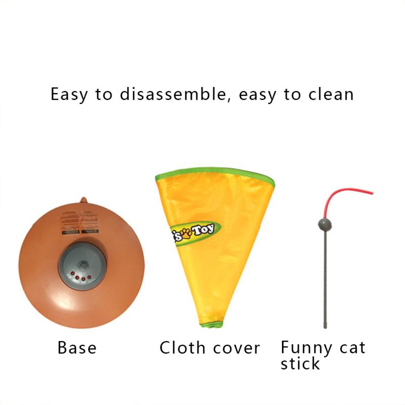 Интеллектуальные игрушки для кошек с движущимся пером, интерактивная игрушка для кошек, автоматическая игрушка для котенка, игрушка для домашних животных