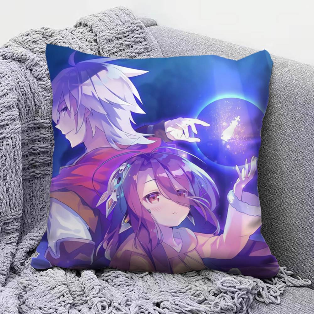 No Game No Life Zero Широ Сора Наволочки Домашние Подушки для Дивана и Декоративные На заказ