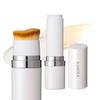 KAMIKA Silky Stick Foundation Conceals Dark Complete Base Makeup with One 15 Types of Beauty Ingredients Including White Bottle [With Brush, Circles,