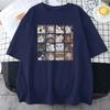 Meme Cats Puzzle Creativity Printed Men T-Shirts Loose Casual Clothing Oversize Casual Tops T-shhirt