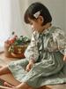 Autumn Vintage Girls' Double Layer Sling Dress Overalls
