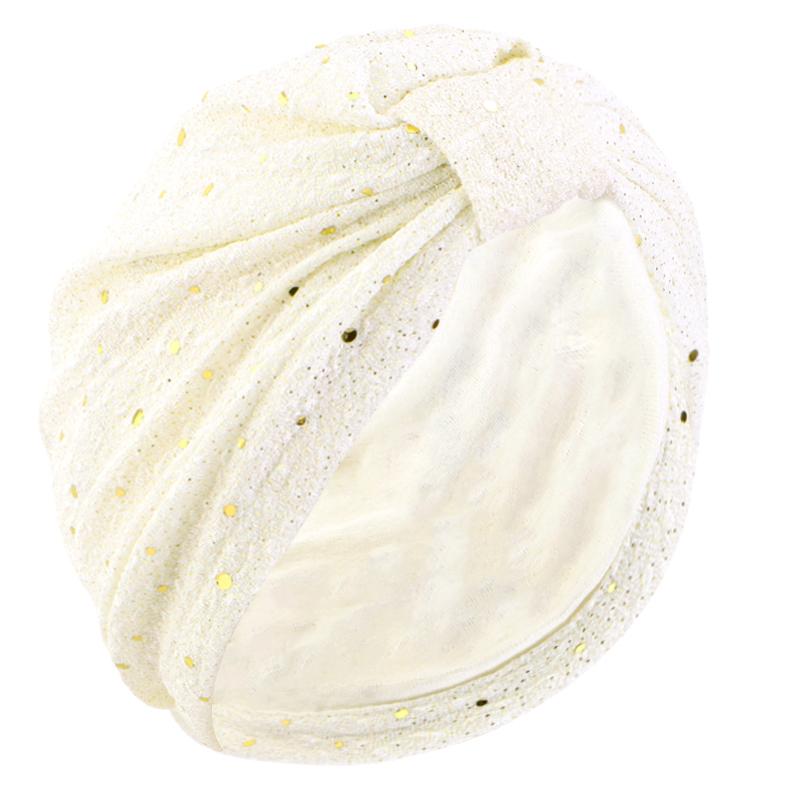 Женский Однотонный Тюрбан с Блестками, Завязанный, Хиджаб, Шапочка от Химиотерапии, Шапка от Рака, Платок на Голову при Выпадении Волос, Шапка-Бини, Шапочка, Повязка на Голову, Женская