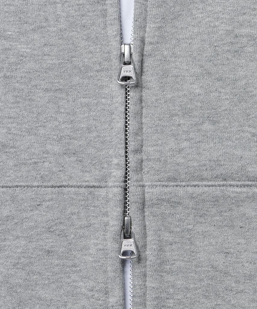 Musinsa Standard Extra Oversized Hooded Sweat Zip-Up [Medium Grey]