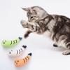 Экологичная износостойкая милая плюшевая игрушка для кошек, скрежещущая зубами, с кошачьей мятой, аксессуары для домашних животных