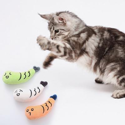 Экологичная износостойкая милая плюшевая игрушка для кошек, скрежещущая зубами, с кошачьей мятой, аксессуары для домашних животных