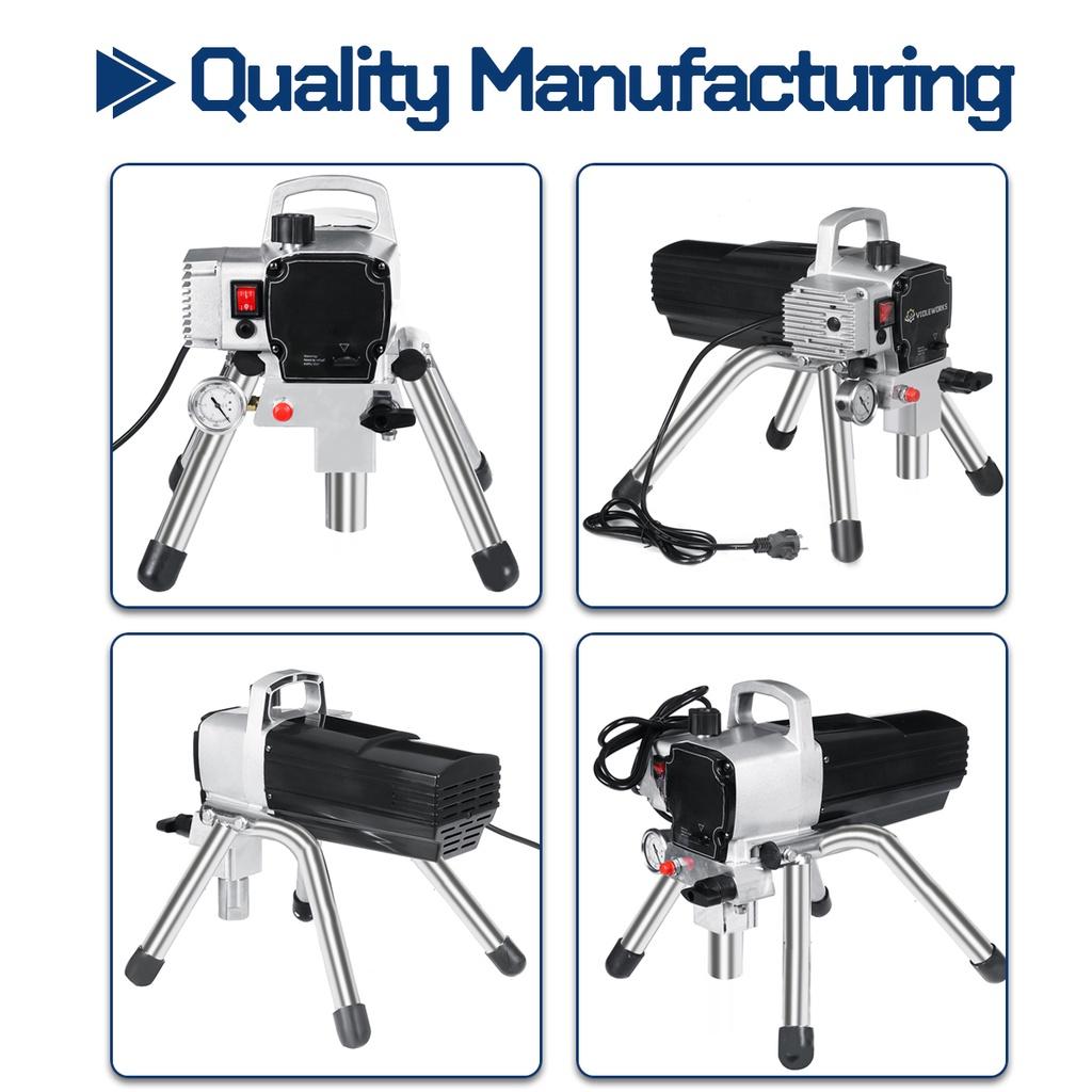 2000 Вт 3500 фунтов на кв. дюйм Безвоздушный распылитель Профессиональные безвоздушные краскопульты высокого давления Безвоздушный распылитель краски Машина для покраски Инструмент