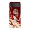 Genshin impact Baizhu прозрачный чехол для телефона Samsung Galaxy Z Flip 4 5 чехол прозрачный высокопрочный ПК для Galaxy Z Flip 3 5 чехол
