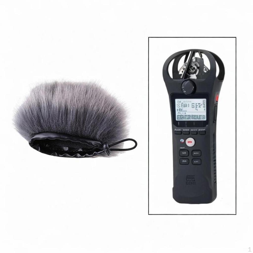 Микрофон Ветрозащитный Чехол Ветрозащитный Чехол Защита от шума ветра Уличный Ветрозащитный Микрофон Мех
