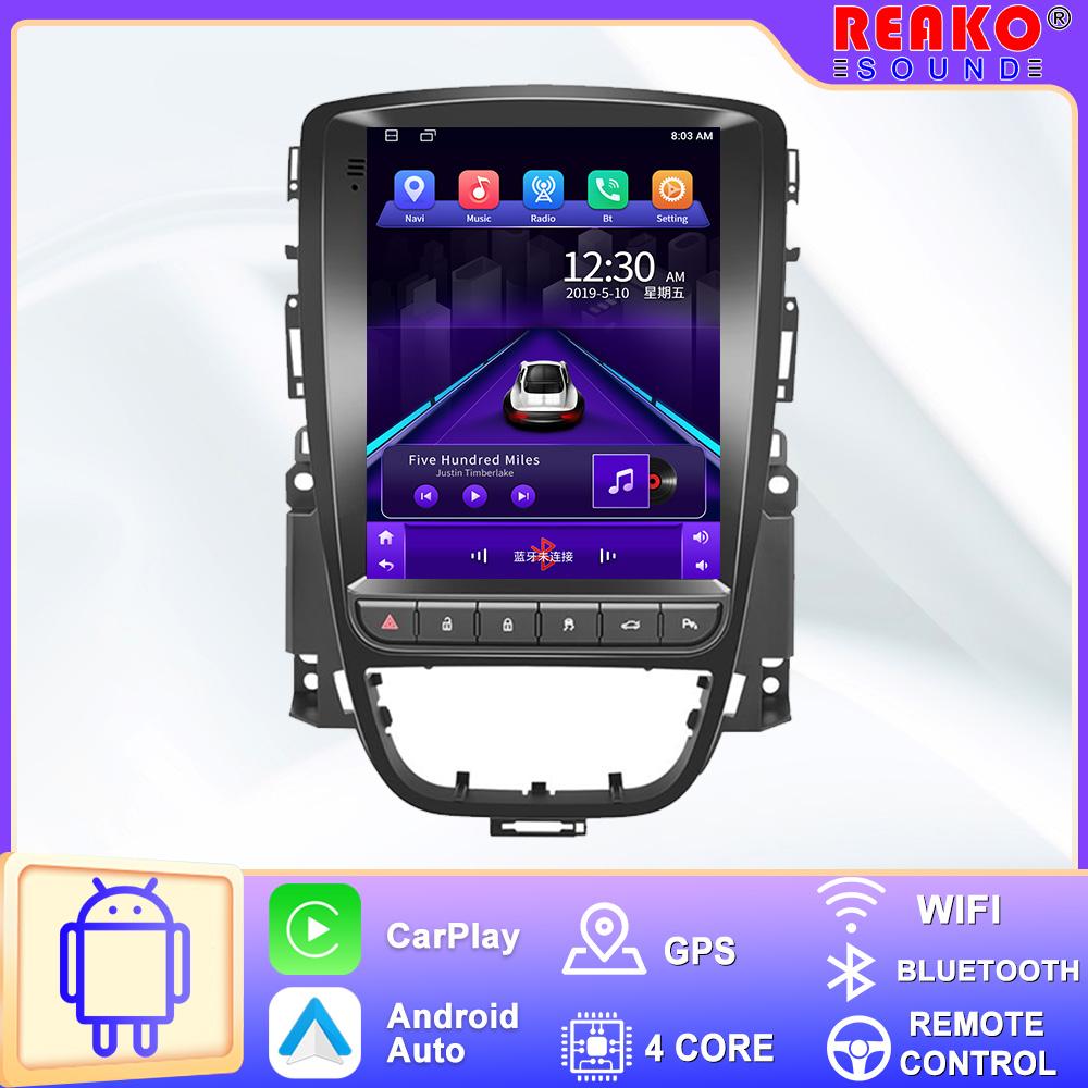 Reakosound Android 10.1 2 Din 9.7 Inch Touch Screen Car Radio Autoradio  For Opel Astra J For Buick EXCELLE Verano 2010-2014 Wifi GPS Bluetooth FM