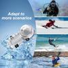 Водонепроницаемый кейс для Insta 360 X4 Водонепроницаемый корпус-крышка для Insta360 X4 Невидимый кейс для дайвинга Подводный 50M Дайв-кейс Аксессуары