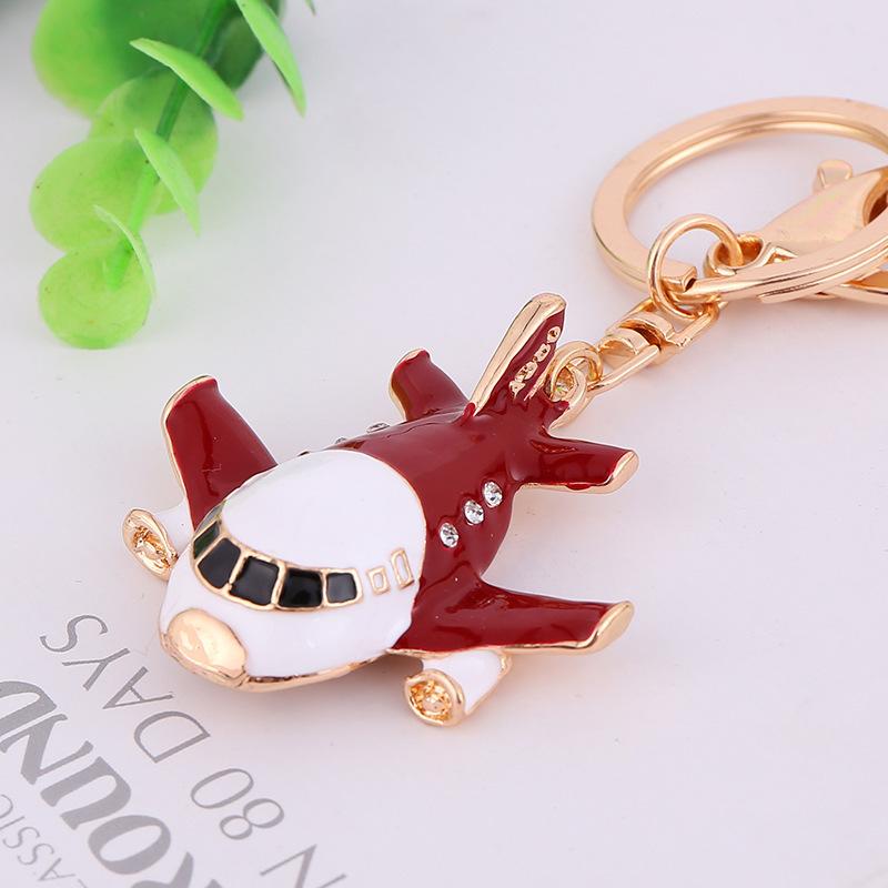 Gothic Retro Fashion Plane Model Creative Airplane Amulet Supernatural Unisex Aircraft Decor Jewelry Bag Charm