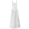 White Suspender Dress for Women In Summer New Style Waist-hugging A-line Slim and Fluffy Skirt French Hepburn Style Long Skirt