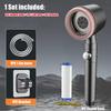 1Pc Shower Head Set, Bathroom Massage Shower Head, Removable Cartridge Design Five Modes Handheld Shower Head