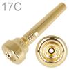 17C Мундштук для трубы Латунный позолоченный Профессиональный мундштук для трубы