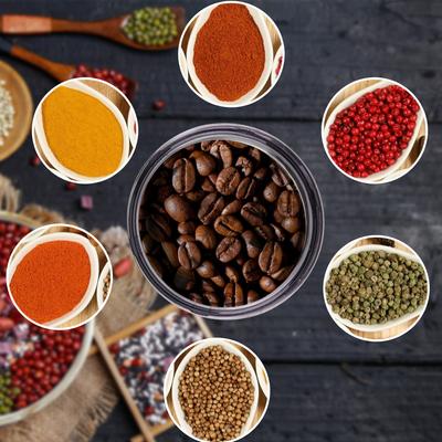 Электрическая мельница для кофейных зерен, Сухая мельница, Бытовая легкая шлифовальная чашка, Портативная кофемолка для кофейных зерен