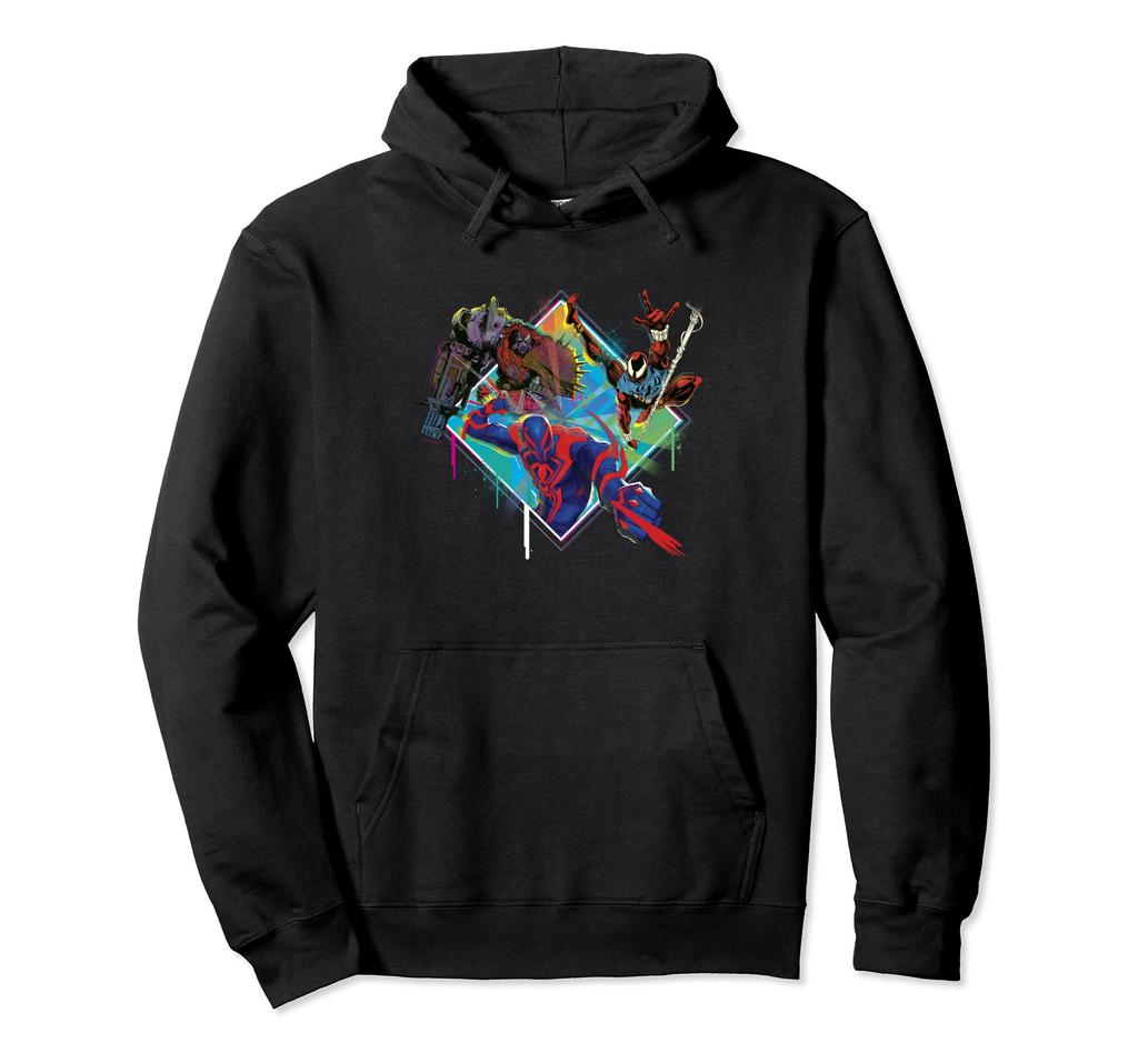Marvel Spider-Man: Into the Spider-Verse Part 1 Group Shot Hoodie
