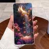 Чехол для Tecno Pova 3 Прозрачный Роскошный Милый Мультяшный Узор с Кошкой и Кроликом Мягкий Силиконовый ТПУ Чехол для Телефона Для Tecno LF7n Pova3 Задняя Крышка