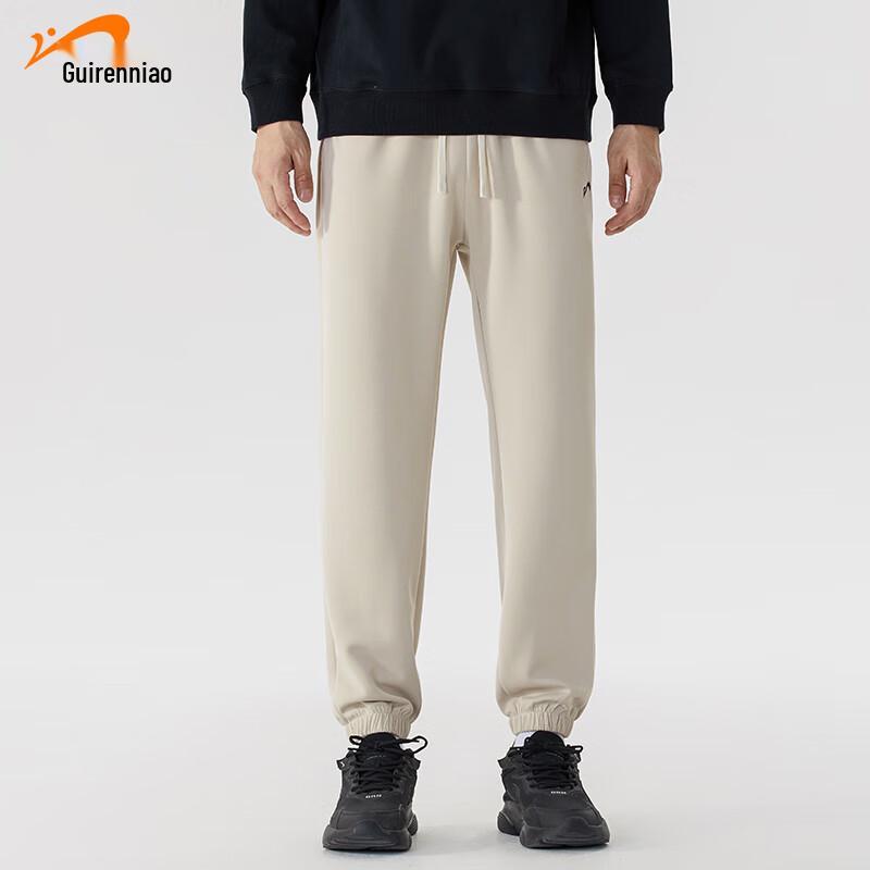 Мужские однотонные джоггеры на кулиске Guirenniao