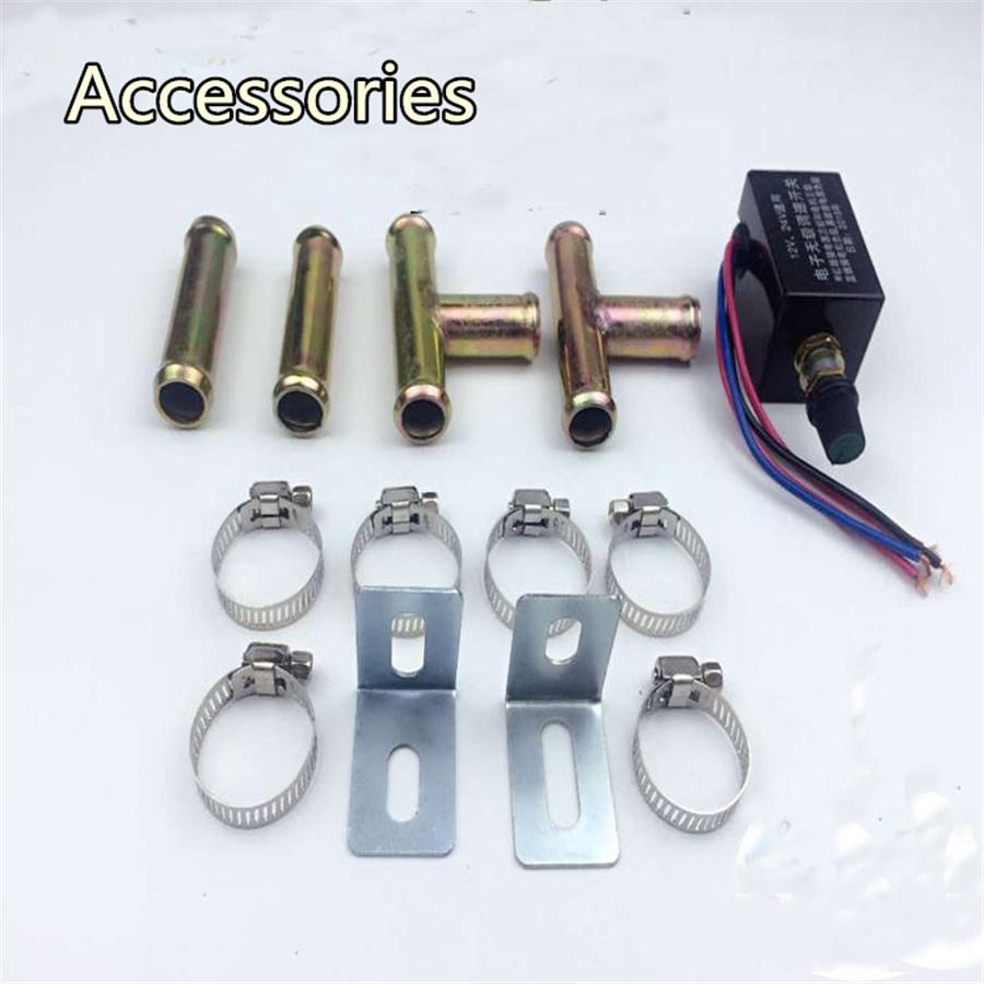 Car Underdash 12V Heater Dual Side 8 Port 14 Pass All Copper Coil 26.5*17.5*11cm