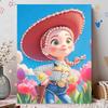 Disney Игрушка для рисования жемчугом История игрушек Триш Ручная работа DIY Картины с жемчугом и драгоценными камнями Поделки Особая форма Декор для стены дома