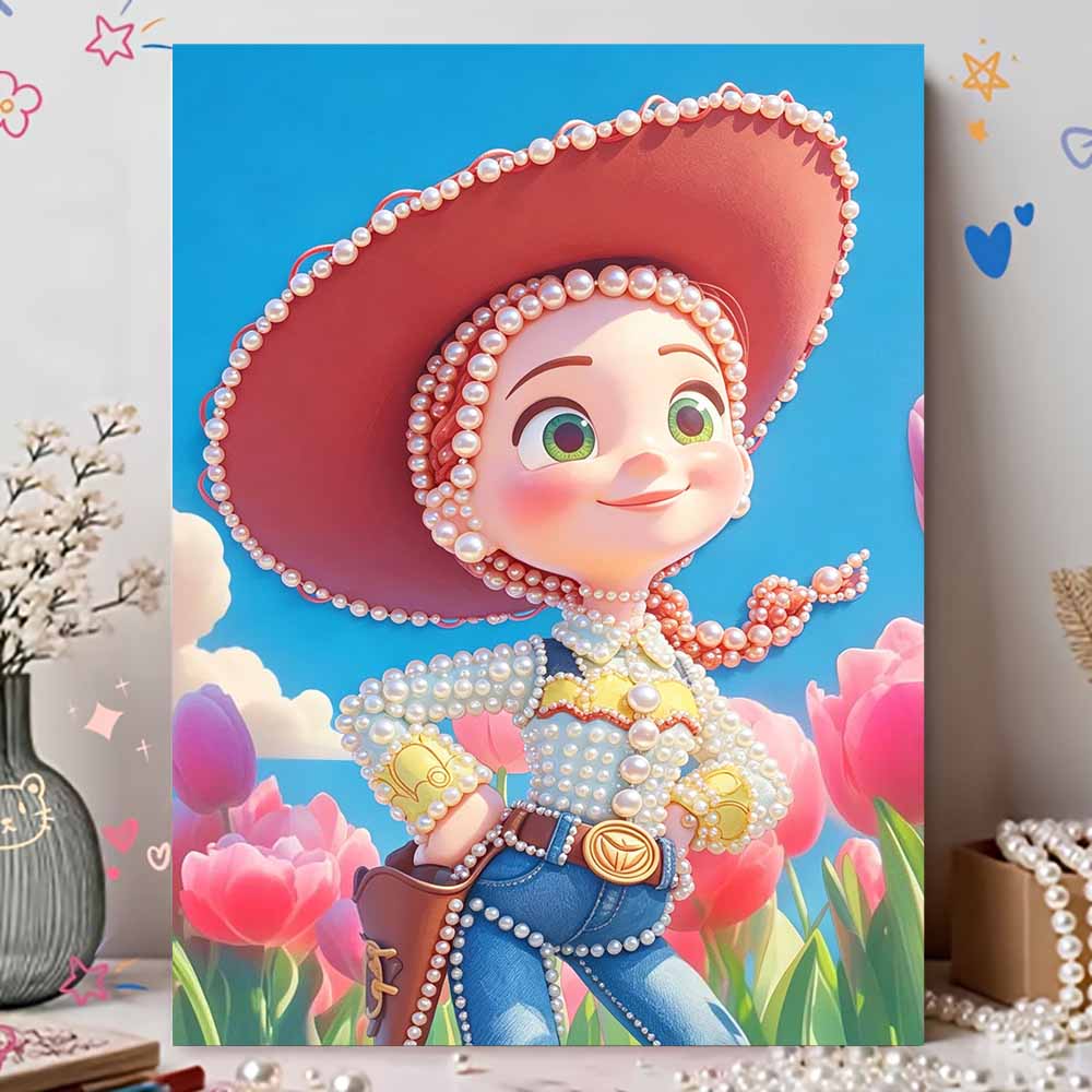 Disney Игрушка для рисования жемчугом История игрушек Триш Ручная работа DIY Картины с жемчугом и драгоценными камнями Поделки Особая форма Декор для стены дома