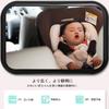 JISHSHAY Car Baby Insight Mirror Детское зеркало Car x Детское зеркало для сиденья Зеркало для автомобиля Детское зеркало на заднем сиденье с фиксированным кронштейном и подвижной рукояткой Большое