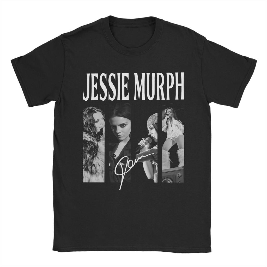 Весна Лето Мужчины Женщины Музыка Певец Jessie Murph Bootleg Футболка Короткий Рукав Хлопок Новое Поступление Футболки Топ Одежда