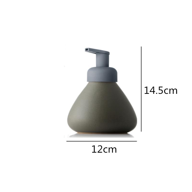 Бутылка для лосьона Nordic Ceramics 280 мл 500 мл Конический пресс Бутылка Товары для ванной комнаты Бутылка для дезинфицирующего средства для рук Контейнер для геля для душа