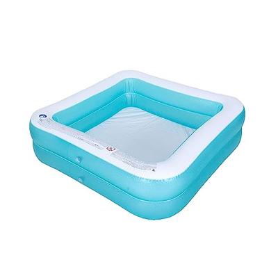 Pool Central JILONG Квадратный бассейн с 2 кольцами, 150 x 150 x 45 см (Размер в раздутом виде), JL-667104