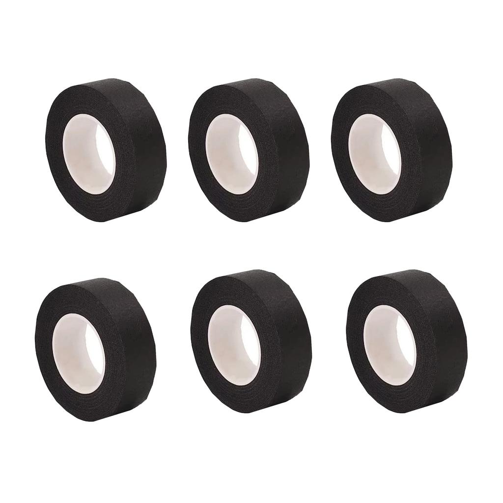 6 Rolls Black Masking Tape Painters Paper Tape for Arts DIY Crafts Painting Labeling Decoration School Projects Home OfficePinstriping Tape 3