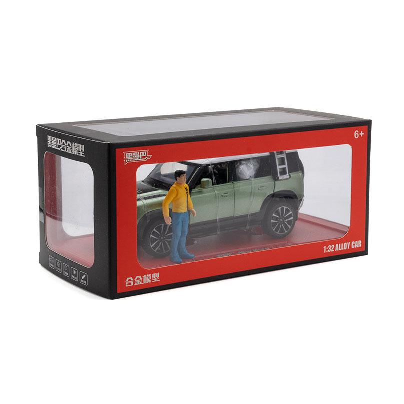 1:32 масштаба Defender 2022 City ORV, модель автомобиля из сплава, литье под давлением, металлическая игрушка, модель спортивного автомобиля со звуком и светом для детских подарков