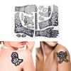 Tattoo Stencils India Body Art Tattoo Sticker Henna Template Hand Art Stickers Tattoo Temporary