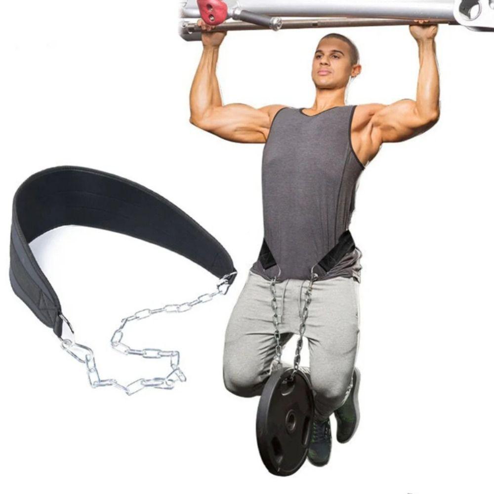 With Chain Weighted Dip Belt Weight Lifting Dip Belt Weight Lifting Pull-up Belt Home Gym