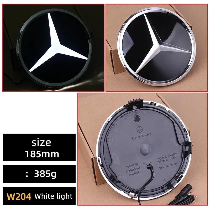 Car Front Grill Logo Light 3D LED Badge For Mercedes Benz W447 V-class VITO Emblem Luminous Decorative Light AA1