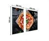 SZKLANA PŁYTA OCHRONNA DESKA 75x52 PIZZA